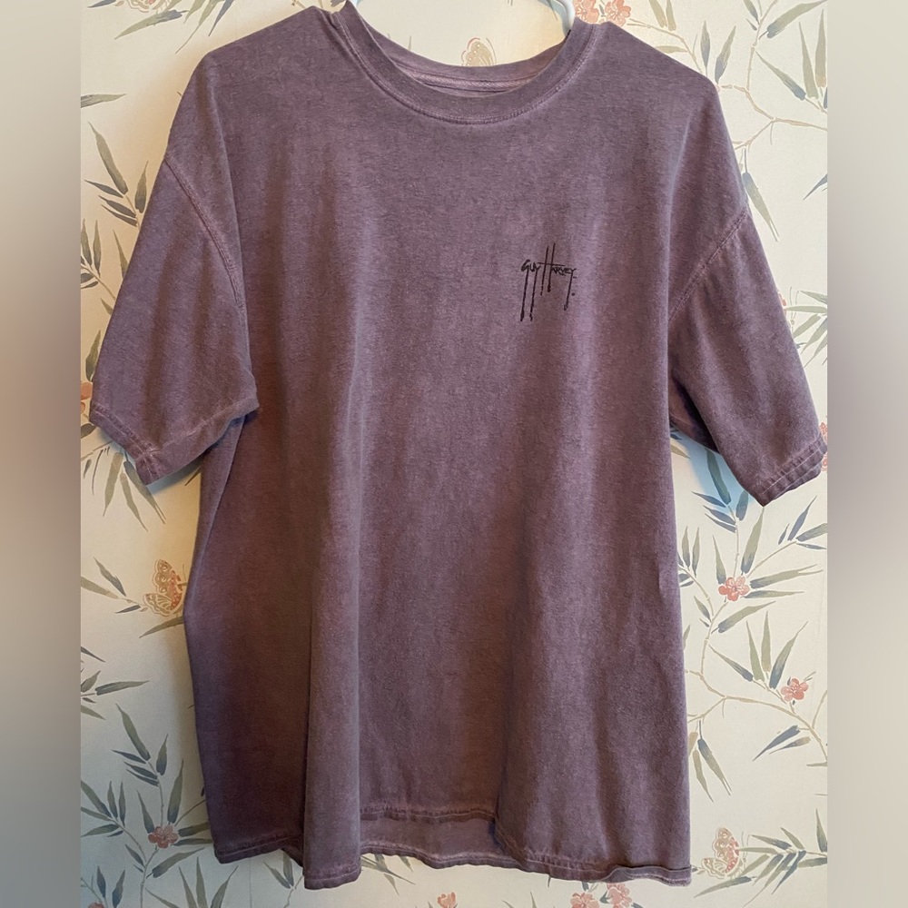 Guy Harvey purple shirt - L